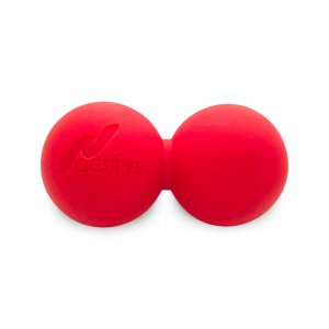 Dubbel massageboll Röd