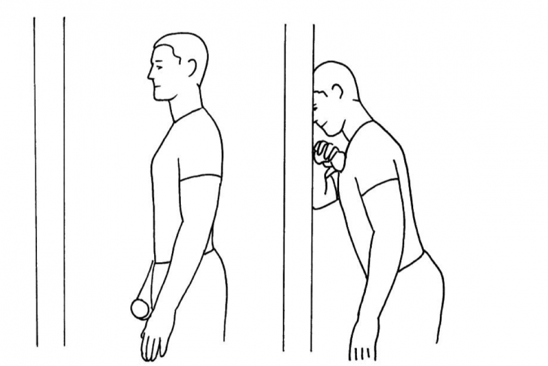 Massageboll Framsida axel