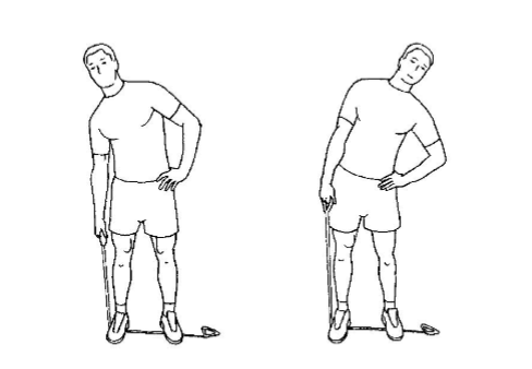 Stående sidoböjning